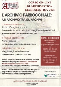 Corso Archivistica Diocesi di Verona 2